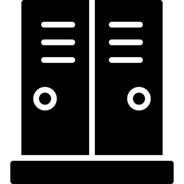 Bilgisayar donanım sürücüsü simgesi ana hat biçiminde