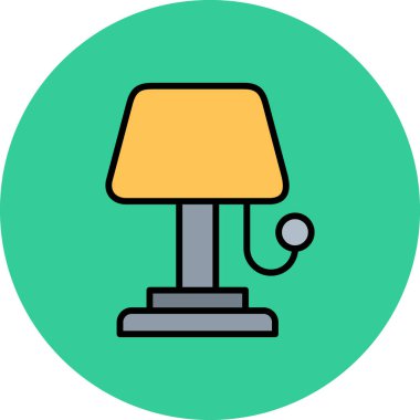 Lamba. Web simgesi basit illüstrasyon