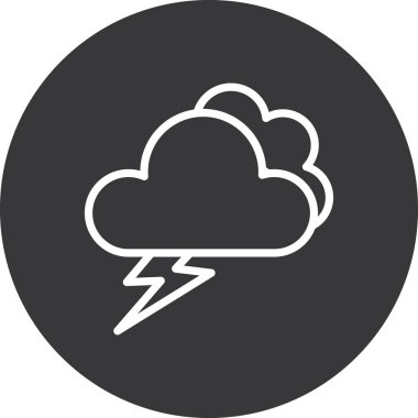 bulut simgesi, vektör illüstrasyonu