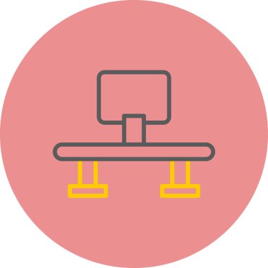 Modern simgenin vektör illüstrasyonu