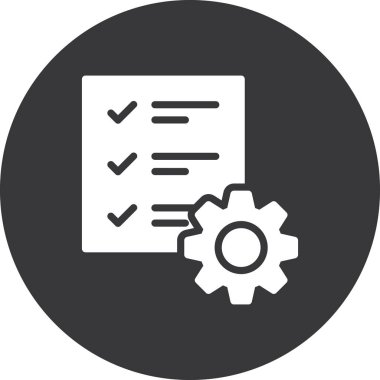 belge dosya simgesi, vektör illüstrasyonu