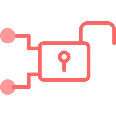 ikon vektör illüstrasyonunu kilitle