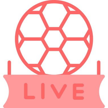 Futbol topu ikonu. vektör illüstrasyonu