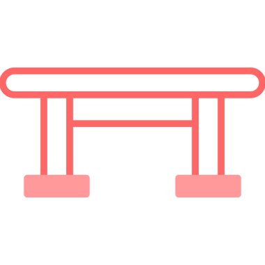 bariyer simgesi. vektör illüstrasyonu