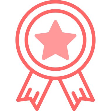 Madalya. Web simgesi basit tasarım