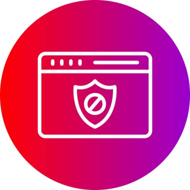 Modern simgenin vektör illüstrasyonu