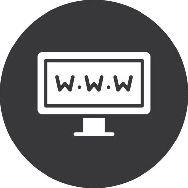 Web vektör dairesi renk simgesi