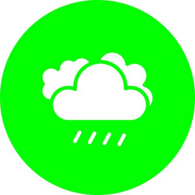 Soyut arkaplanda bulut simgesi izole edildi