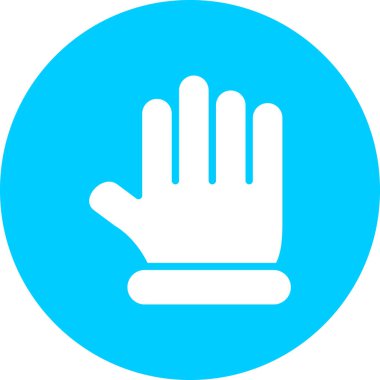 jest el simgesi ile doldurulmuş dış hat biçimi