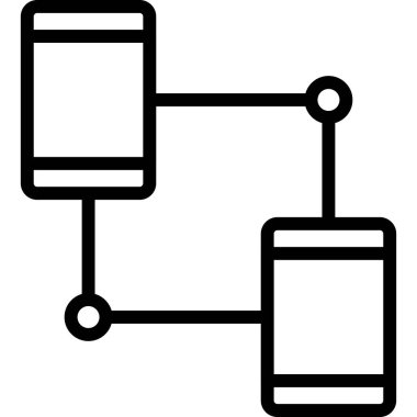 veri simgesi, vektör illüstrasyonu