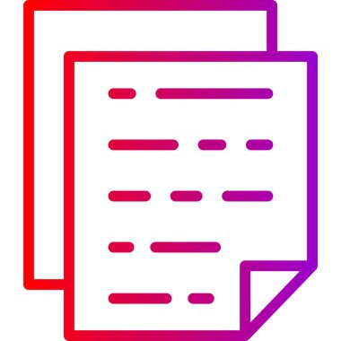 Dosya. Web simgesi basit illüstrasyon