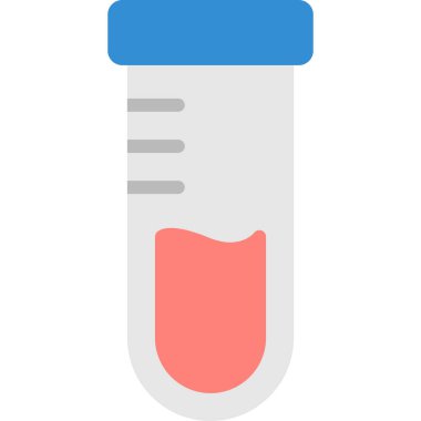Tıbbi test vektör simgesi