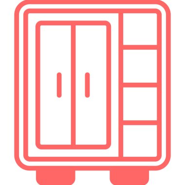 kapı web simgesi basit illüstrasyon