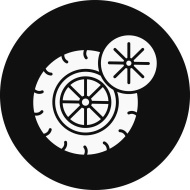 tekerlek tekerleği simgesi