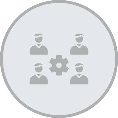 İnsanların vektör illüstrasyon simgesi