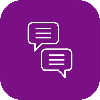 Konuşma vektör simge işareti simge vektör çizim kişisel ve ticari kullanım için..