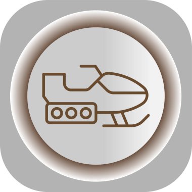 Eşsiz düzlem vektör çizgisi simgesi