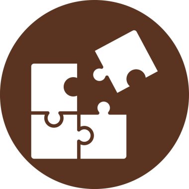 yapboz parçası vektör illüstrasyon tasarımı ile bulmacanın parçası