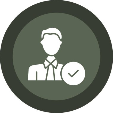 Modern insanın vektör çizimi