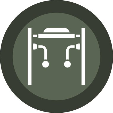 Sırt çantası simge vektör çizim