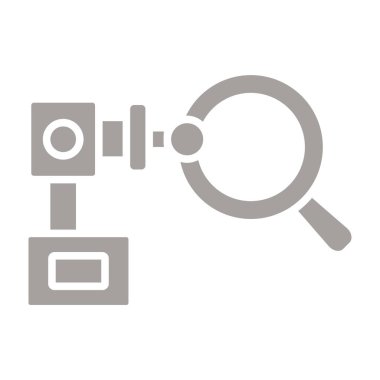 arama ve büyütme cam vektör simgesi