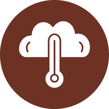 Modern b 'nin vektör illüstrasyonu simge termometresinden yoksun