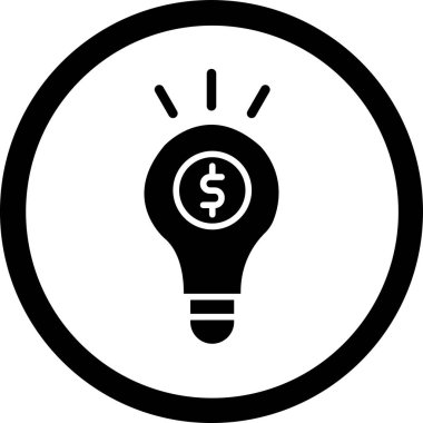 Ampul Simgesi, Vektör illüstrasyonu