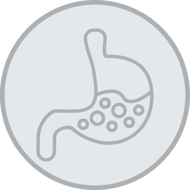 Bir b eksikliği simgesinin vektör çizimi