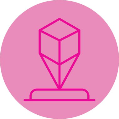 Modern b 'nin vektör illüstrasyonu eksik simgesi