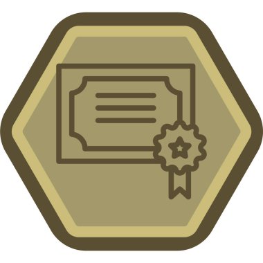 Yıldız simgesinin vektör illüstrasyonu