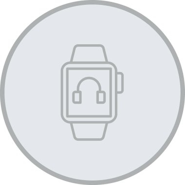 izle simge vektör illüstrasyonu