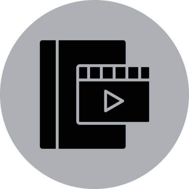 Oynat düğmesinin vektör illüstrasyonu