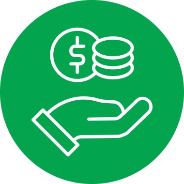 money vector icon modern simple illustration