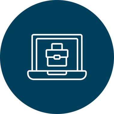 vektör dizüstü simgesi illüstrasyonu