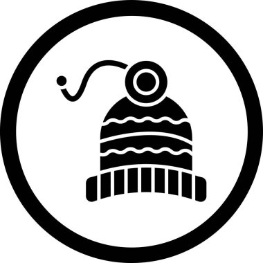 Bir Noel çelenginin vektör simgesi