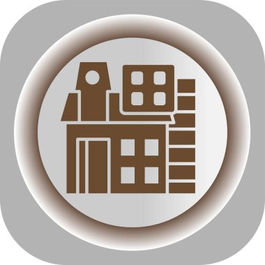 Benzersiz yapı vektör çizgisi simgesi