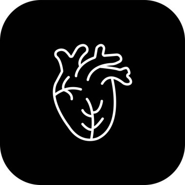 kalp simgesi, vektör illüstrasyonu