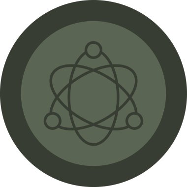 Atom simgesi soyut bir grupta izole edildi