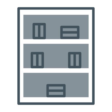 pencere vektörü ince çizgi simgesi, doğrusal, dış hat vektör işareti, sembol simgesi, doğrusal veya mobil işaret kavramı.