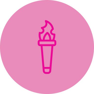 Buz külahı. Web simgesi basit illüstrasyon