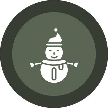 kardan adam simgesi, vektör illüstrasyonu