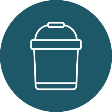 vektör bin simgesi çizimi