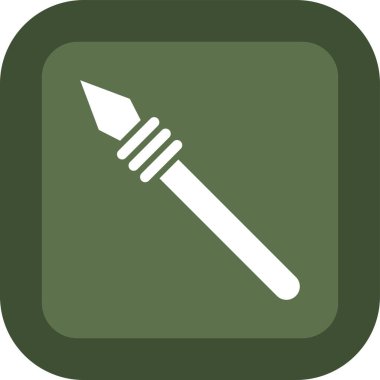 Tek bir izole simgenin vektör illüstrasyonu