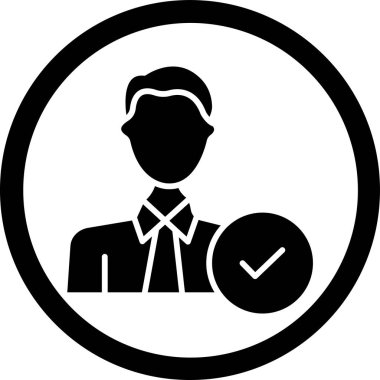 İş adamı. Basit tasarım