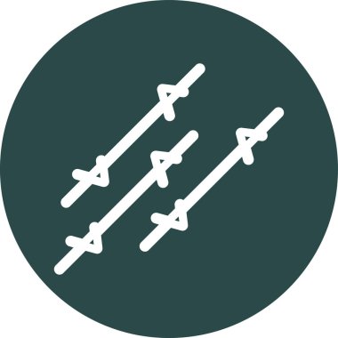 Ok. Web simgesi basit illüstrasyon