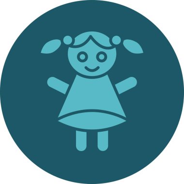 bebek ikonu vektör illüstrasyonu