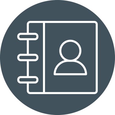 ID kart simgesi vektör illüstrasyonu