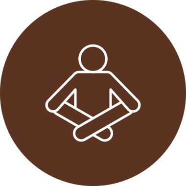 Tekerlekli sandalye ikonlu bir adamın vektör çizimi