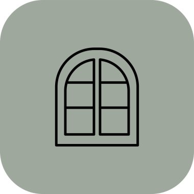 pencere simgesi vektör illüstrasyonu