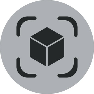 küp küp vektör simgesi